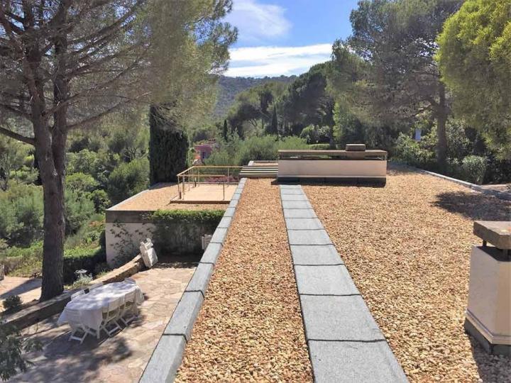 Terrasses à revêtement de gravier Hyères